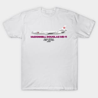 McDonnell Douglas MD-11 - Japan Airlines "J Bird - Fairy Pitta" T-Shirt